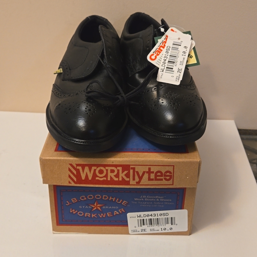New JB Goodhue Steel Toe Executive Work Shoes 10 EE
